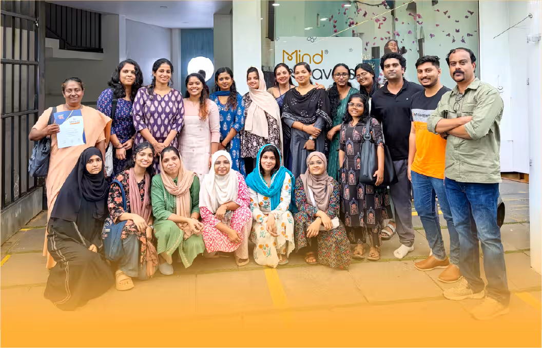 Cognitive Behaviour Therapy certificate course group photo