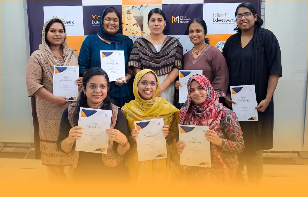 Specific Learning Disability certificate programme group photo